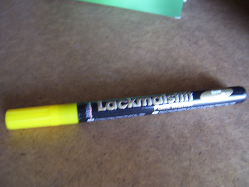 Markierungsstift gelb